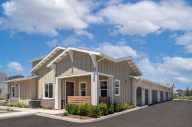 exterior of office on a sunny day